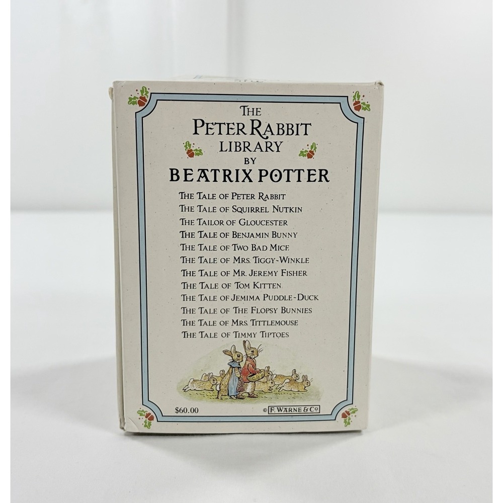 The Peter Rabbit Library Beatrix Potter 12 Book Box Set Vintage 80s Collection - Picture 3 of 7